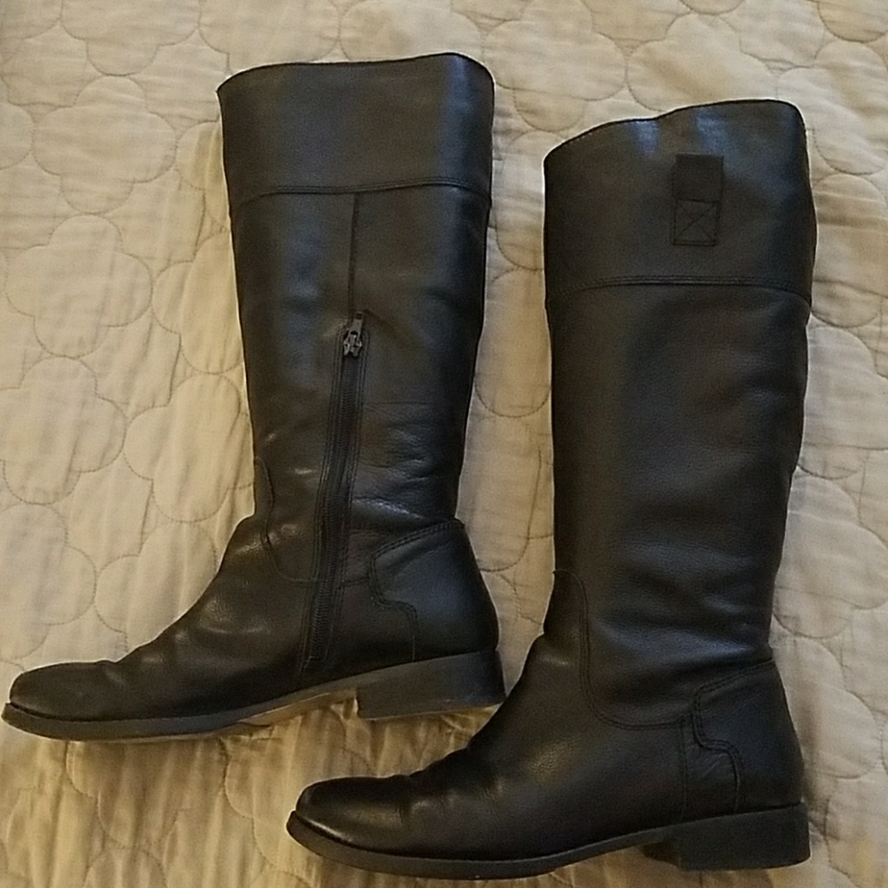 Nine West women's leather tall boots